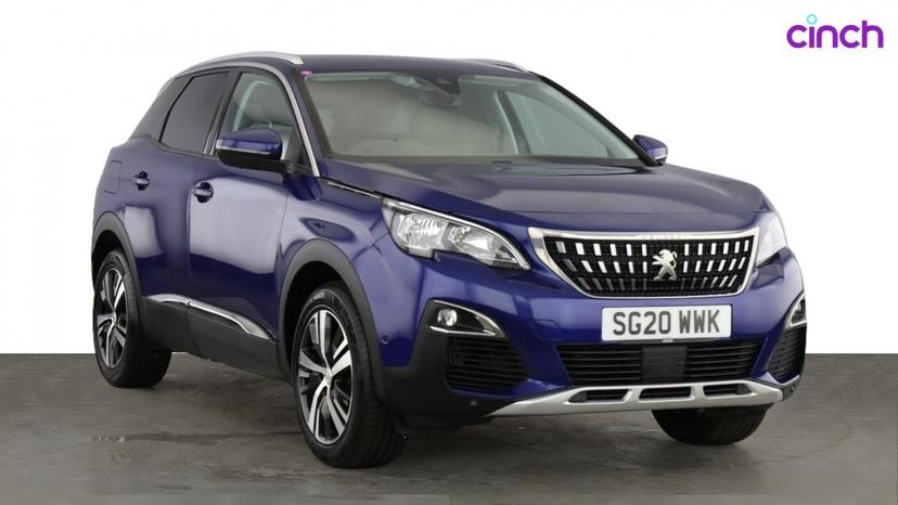 PEUGEOT 3008 1.2 PURETECH ALLURE 5DR EAT8 VEHICLE YEAR, 2020 MILEAGE, 60,530 MILES FUEL...